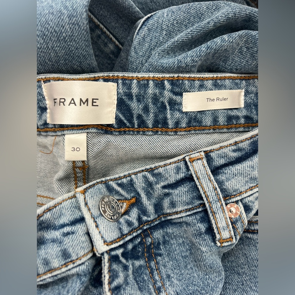 Frame The Ruler Straight Leg Jeans - Picture 10 of 12